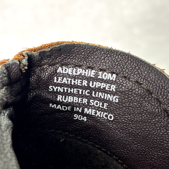 Steve Madden Booties Womens 10M Adelphie V Cut Western Booties Brown Suede - Picture 8 of 11